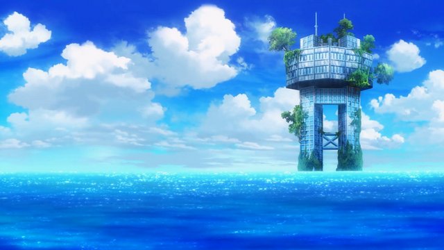 The white tower Atri and Natsuki run to